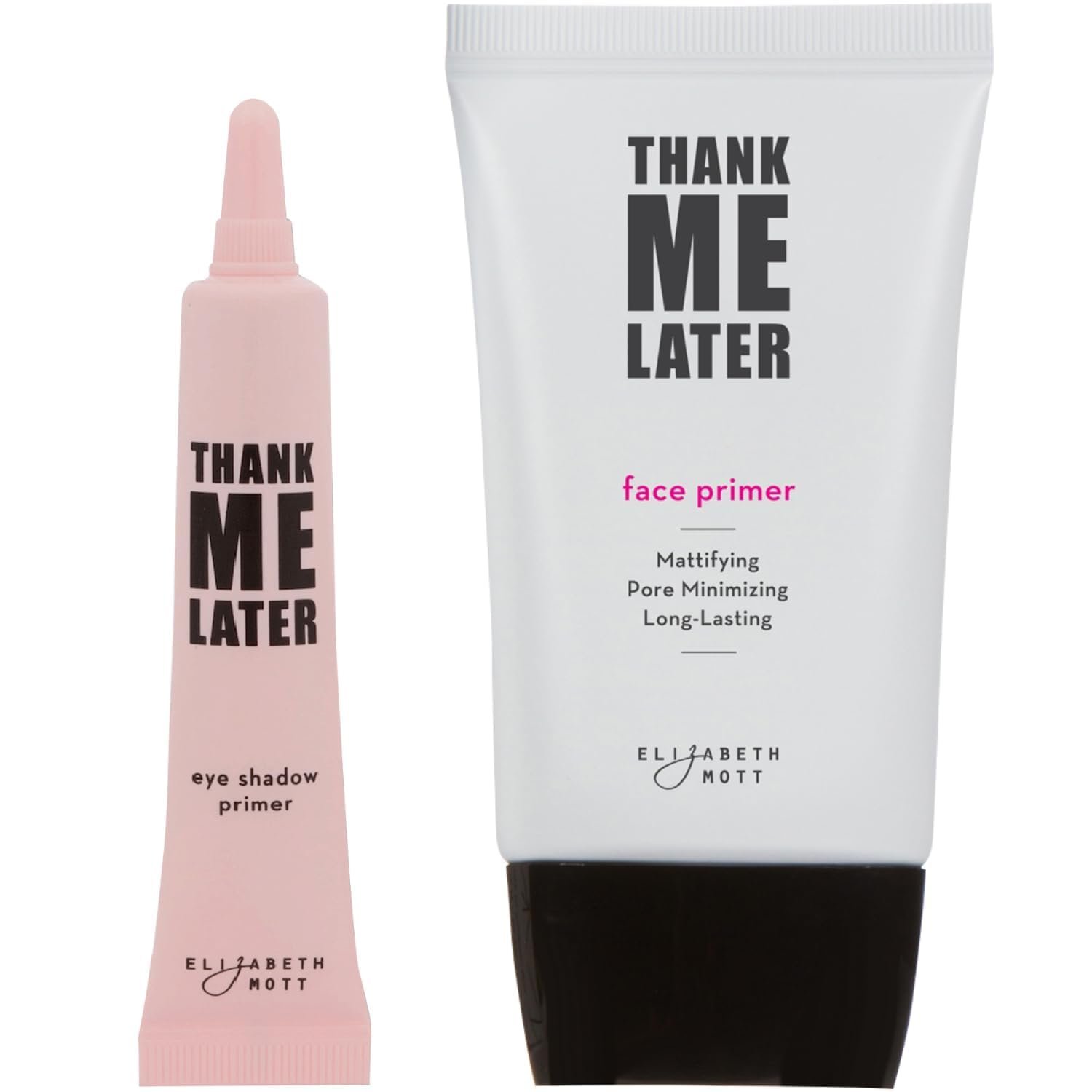 Version 1.0.0 Elizabeth Mott Thank Me Later Eye & Face Matte Primer with a Long-lasting Makeup Gripping Formula, Shine & Oil Control, Pore Minimizer, Hides Wrinkles, Prevent Creasing for All-Day Eye Wear-10g & 30g - Image 1