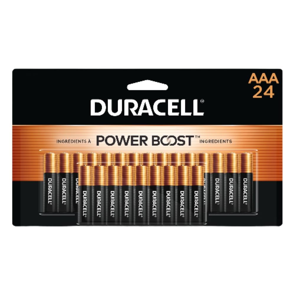 Version 1.0.0 Duracell Coppertop AAA Batteries with Power Boost Ingredients, 24 Count Pack Triple A Battery with Long-Lasting Power, Alkaline AAA Battery for Household and Office Devices - Image 1